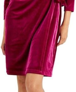 Women's Velvet Classic Wrap Dress