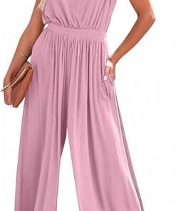 Sleeveless Wrap-Jumpsuit